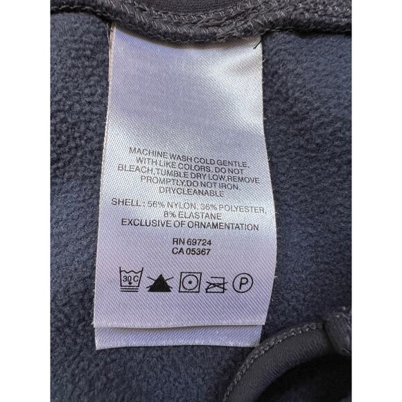 Columbia Fleece Lined Pants Womens Medium Gray Pull On Drawstring Wide Leg - Picture 9 of 13